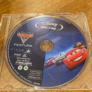 Disney Cars 2 Blu-ray No original case
